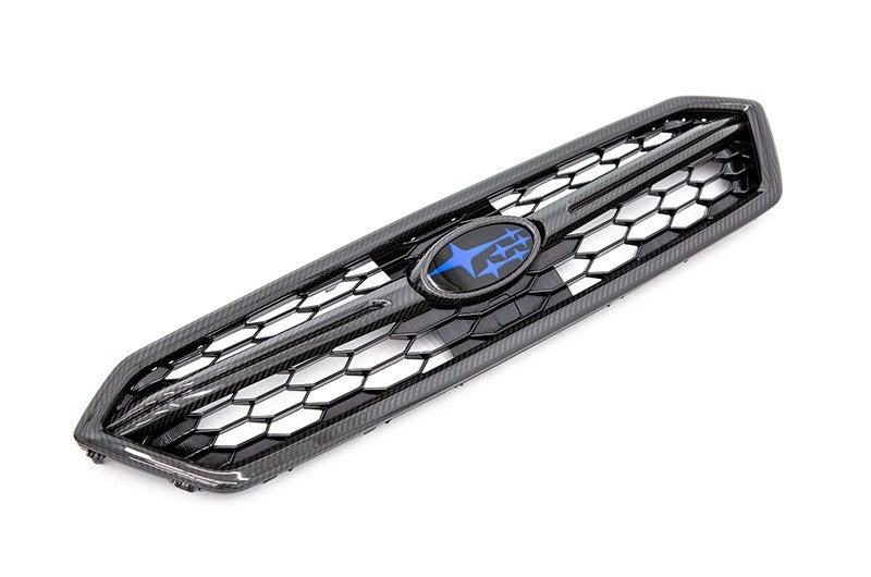 OLM LE Dry Carbon Fiber Grille Garnish (Outer) - 2018-2021 Subaru WRX / STI - 4