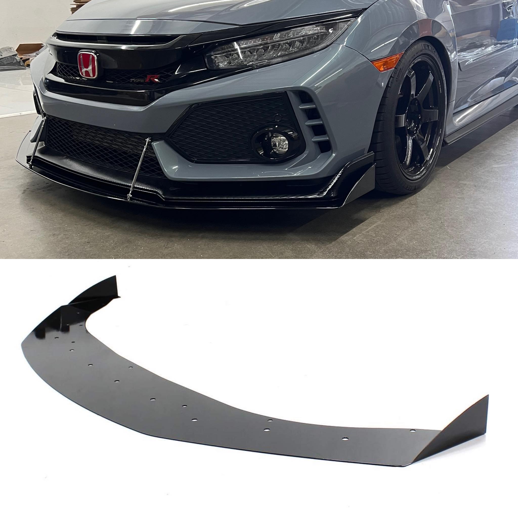 Aeroflow Dynamics Splitter V2 (2017-2021 Honda Civic Type-R)