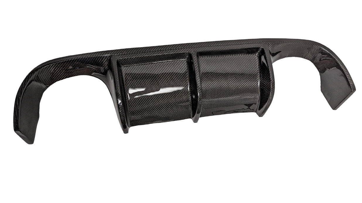 Innovative Motorsports BMW F30 M3 Style Rear Bumper V-Style Carbon Fiber Diffuser