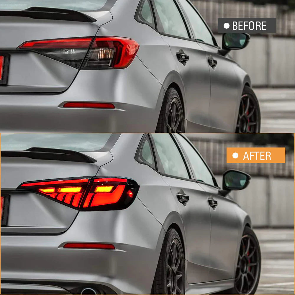 NTXGlow Smoked LED Tail Lights | 2022-2024 Honda Civic