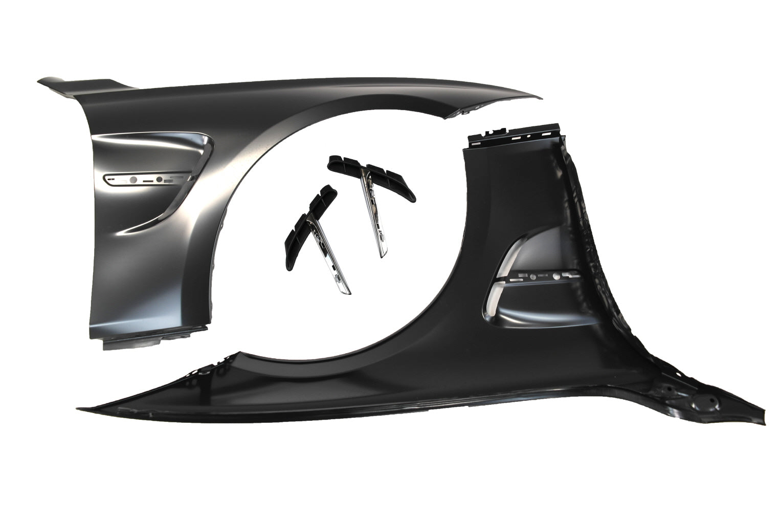 Innovative Motorsports 2012-2018 BMW F30 M3 Style Steel Fenders w/ Side Vent
