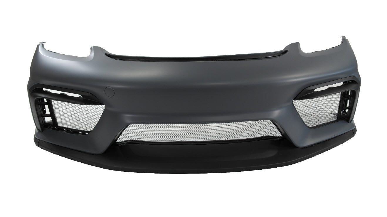 Innovative Motorsports 2017-2024 PORSCHE 718 CAYMAN BOXTER, GT4 STYLE FRONT BUMPER W/O HL WASHER