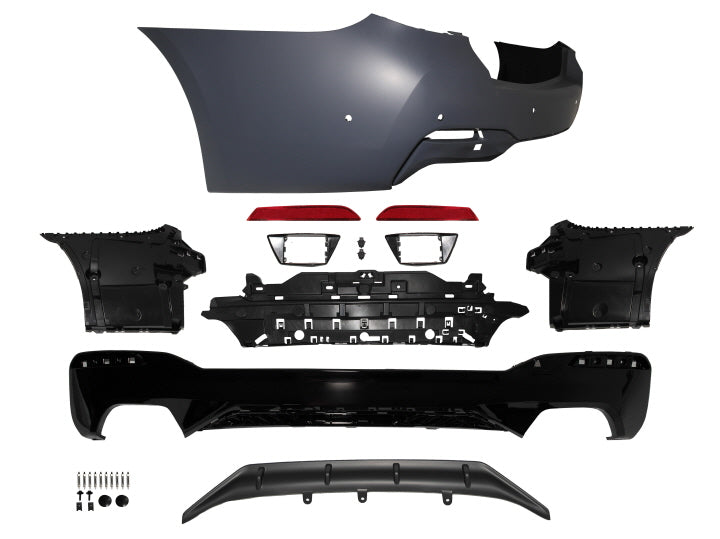 Parachoques trasero con cubiertas PDC para BMW G30 LCI 2021-2023 de Innovative Motorsports