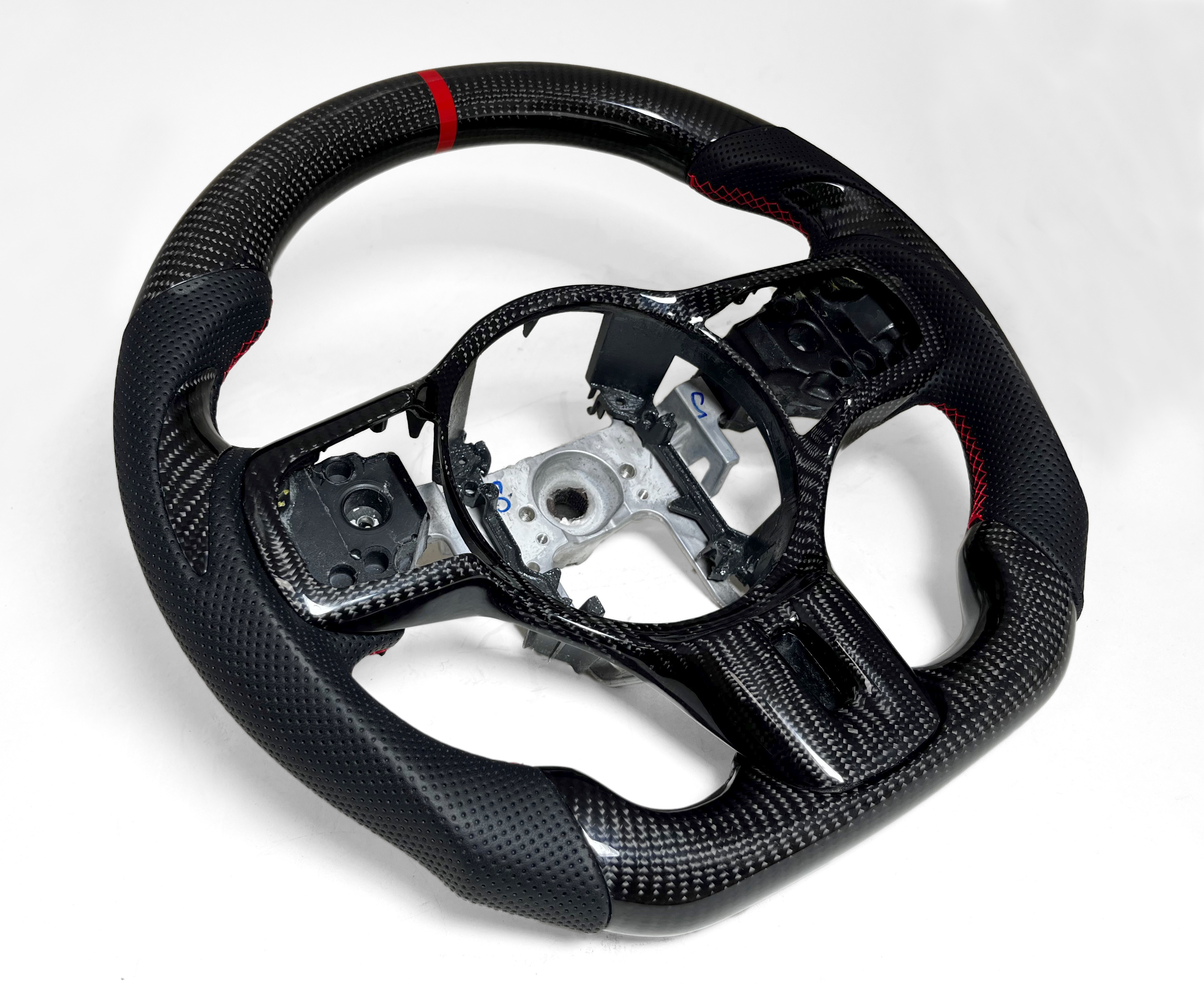 Volante de fibra de carbono Prosport Mitsubishi EVO X (opción 2)