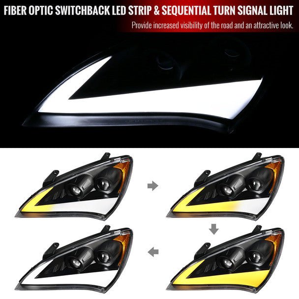 NTXGlow RGB headlights | 2009-2010 Hyundai Genesis Coupe - 4