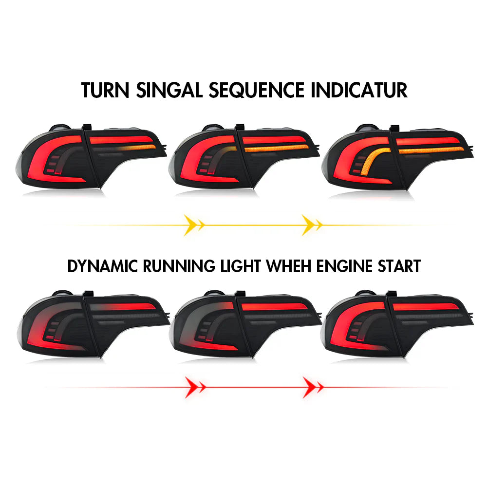 NTXGlow LED Plug And Play Tail Lights (2006-2011 Civic Sedan)