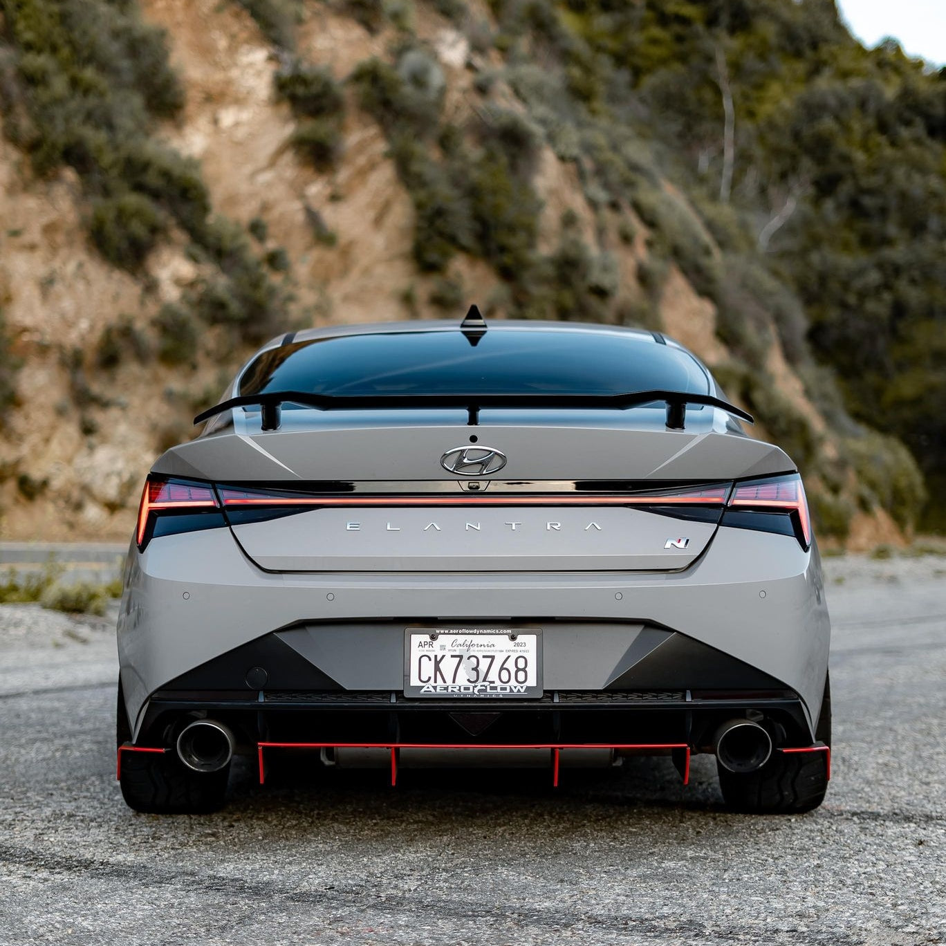 Aeroflow Dynamics Rear Diffuser V1 (2022+ Hyundai Elantra N) - 4