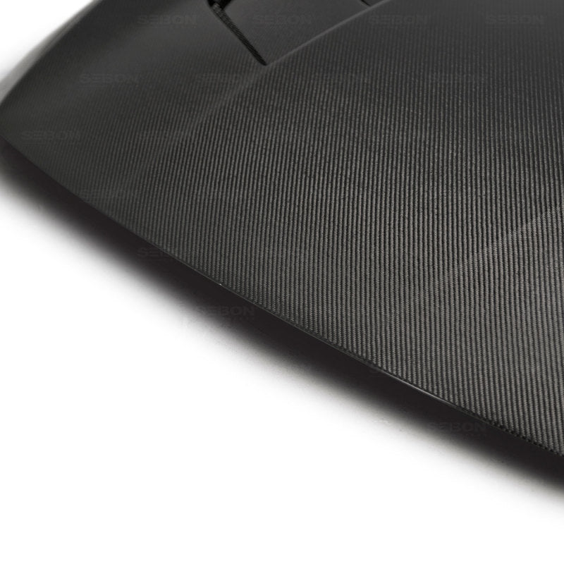 Seibon 18-20 Honda Accord TS-Style Carbon Fiber Hood (SEIHD18HDACC-TS)