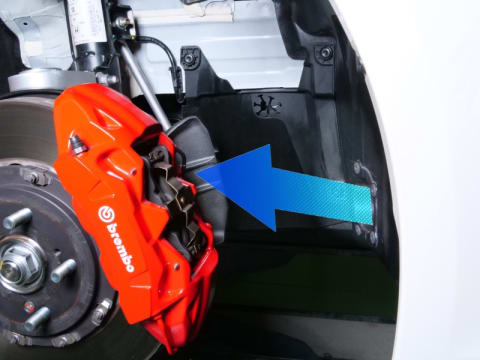 Cusco Bolt-On Front Brake Air Cooling Duct Set- Black Resin (2023+ Honda Civic Type-R)