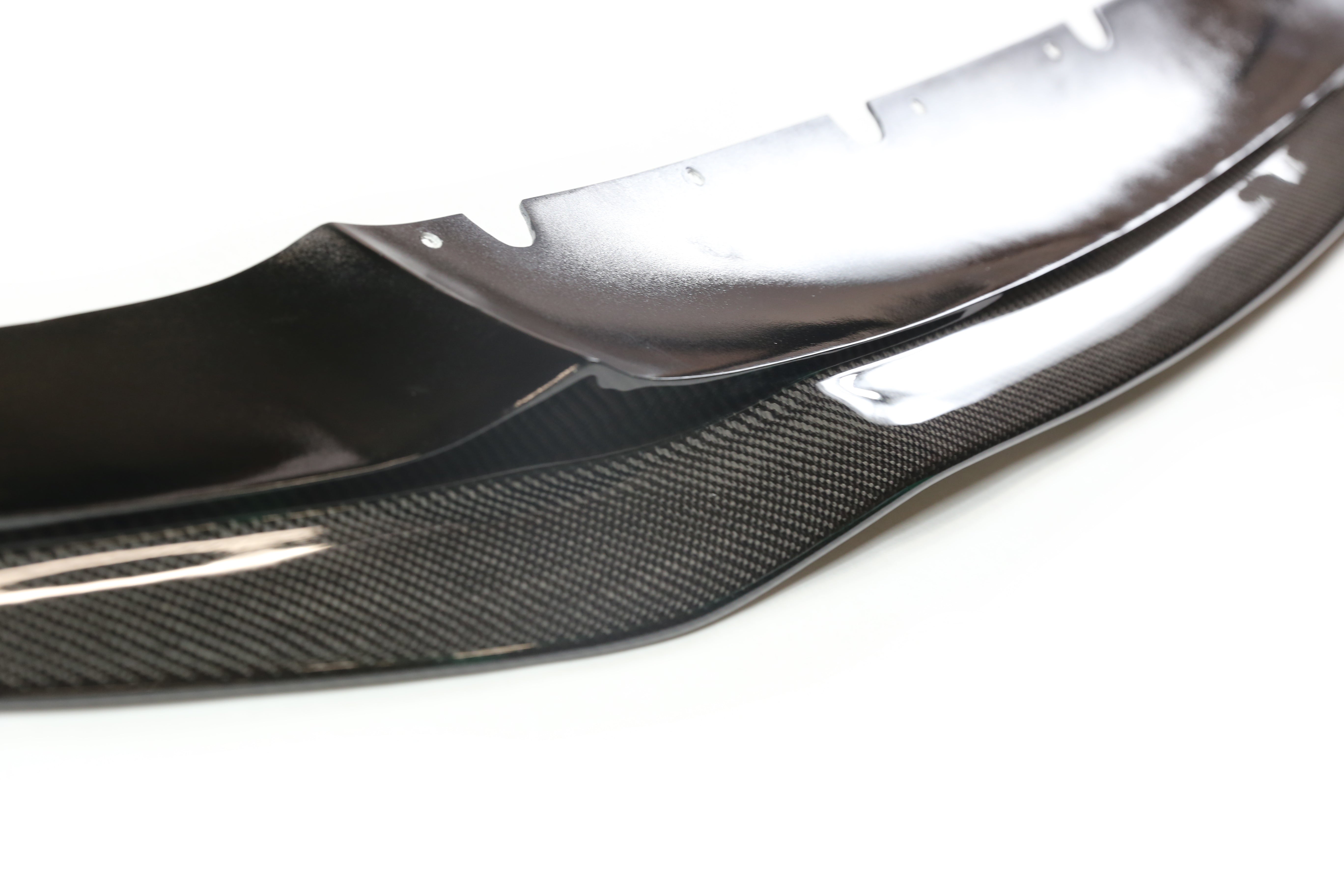Innovative Motorsports BMW F32 V-Style Carbon Fiber Lip for GoodGo F32 M4 Front Bumper