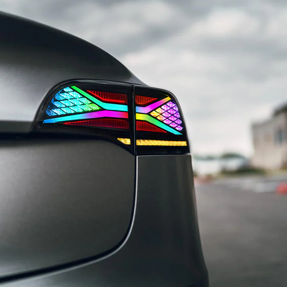 NTXGlow RGB Tail Lights (2017-2021 Tesla Model 3/Y)