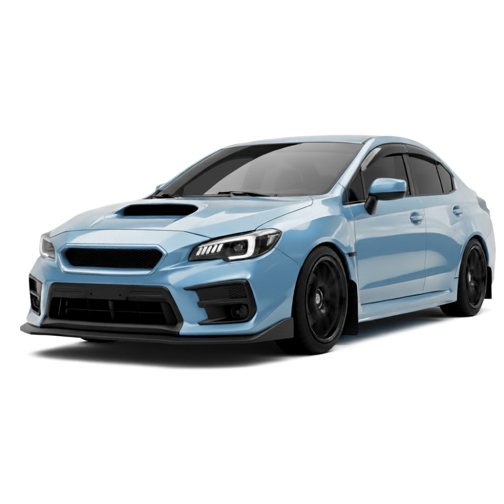 JDMuscle CS Style V2 Front Bumper Grille-Paint Matched/Gloss Black (18-21 WRX/STI)