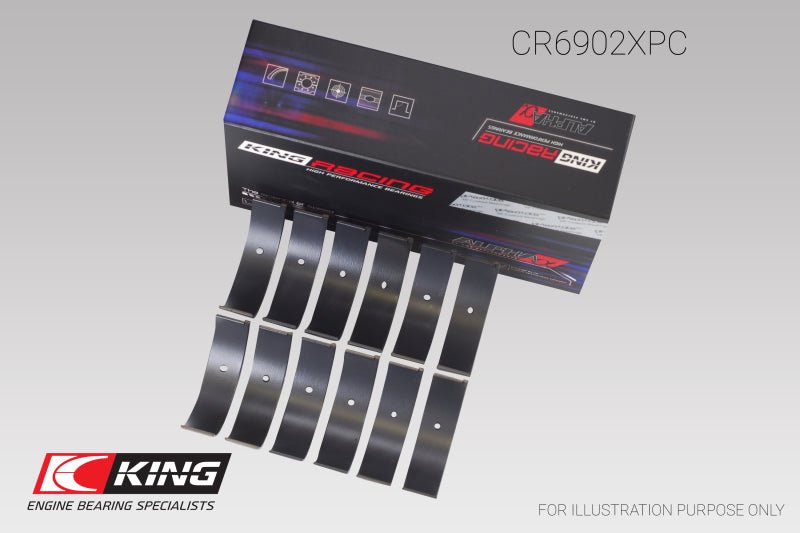King Engine Bearings Nissan VQ35HR/VQ37VHR/VR30DTT pMaxKote Rod Bearing Set - Size STDX - 1