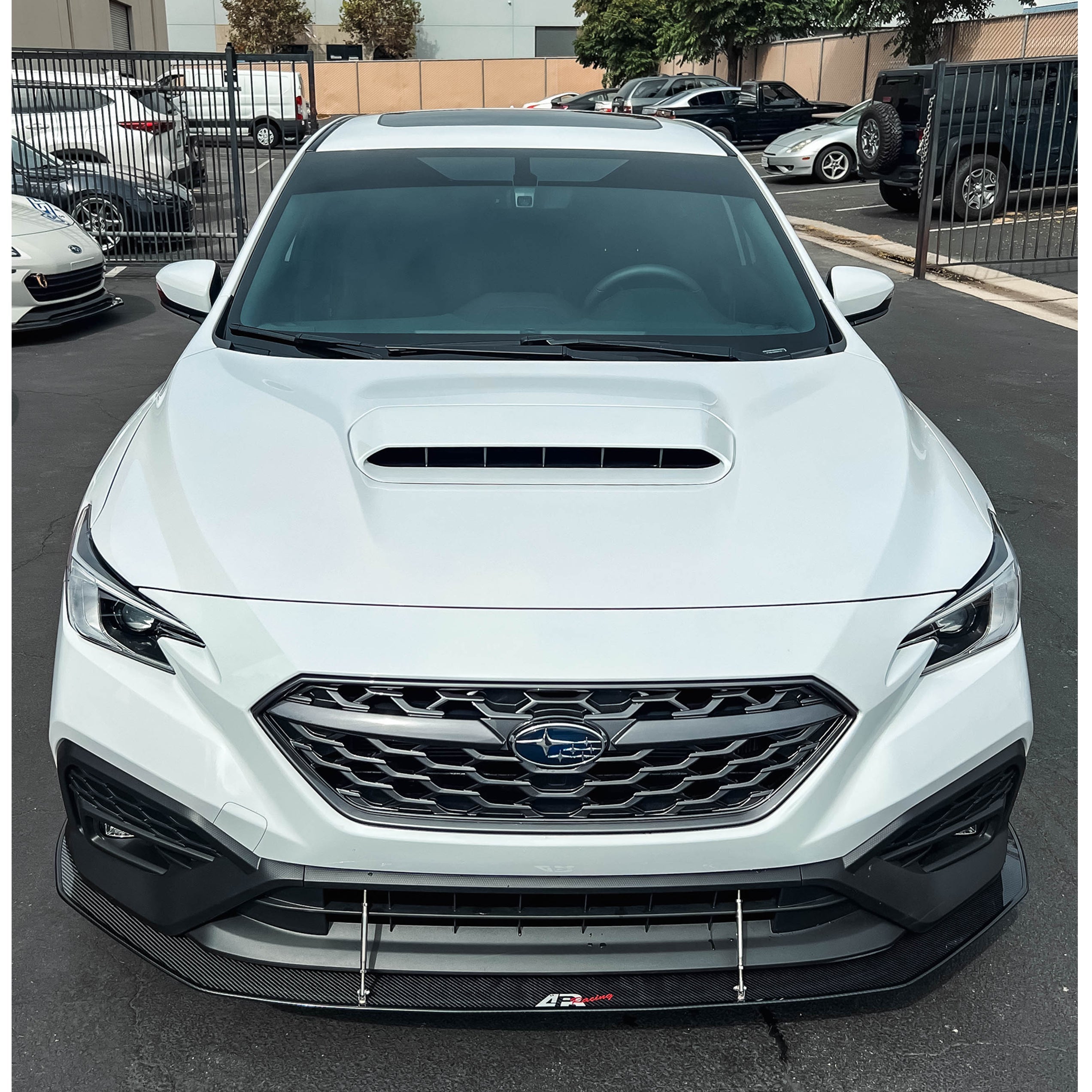 Divisor de viento de fibra de carbono APR con varillas (Subaru WRX 2022-2023)