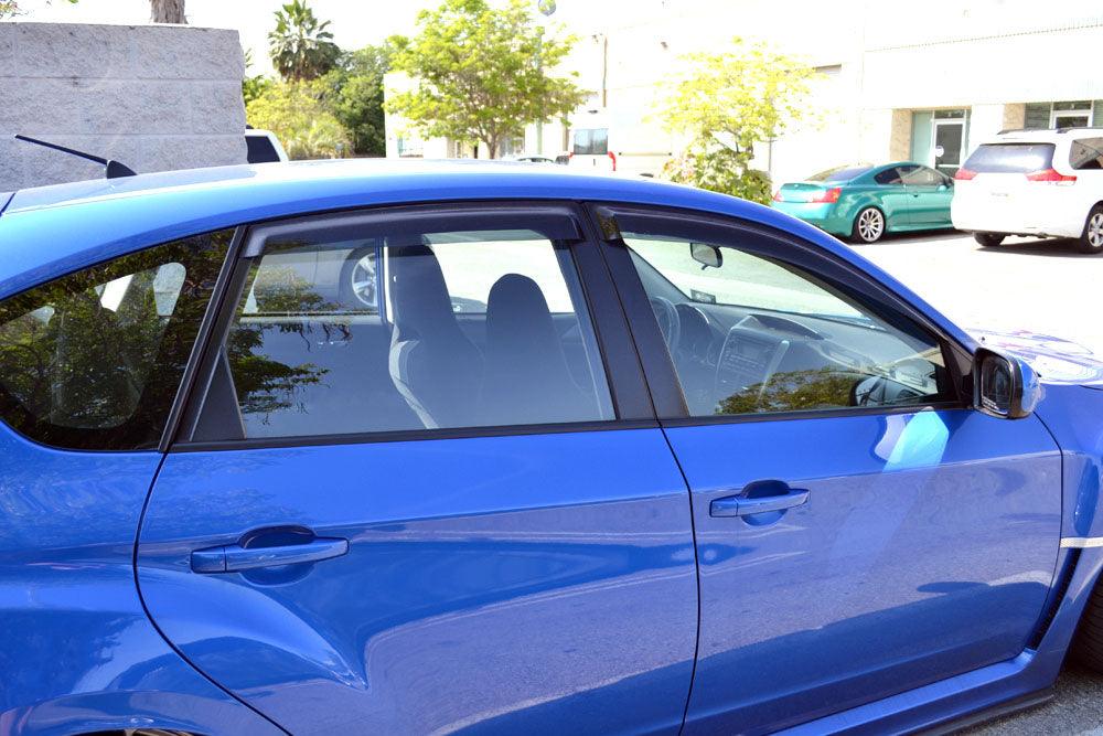 Aeroflow Dynamics Window Visors (2008-2014 Subaru WRX/STI Hatch & Sedan)