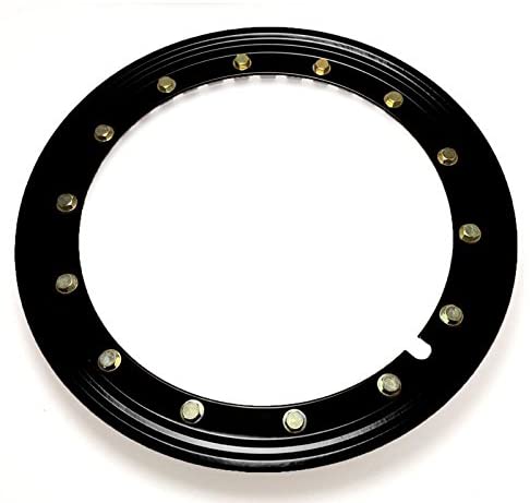 Prosport Simulated Bead Lock Hubcap Rings - 15" Black