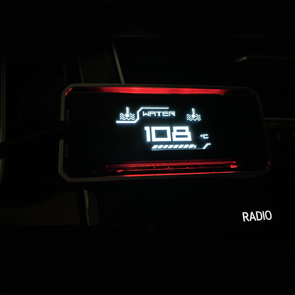 Shadow D-METER-2 Multi OBD2 Display Gauge - 13