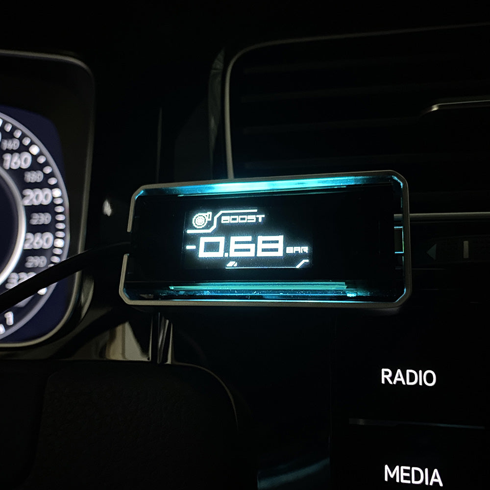 Shadow D-METER-2 Multi OBD2 Display Gauge - 5