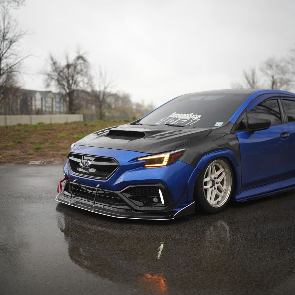 JDMuscle V2 Carbon Fiber Hood (2022-2025 Subaru WRX)
