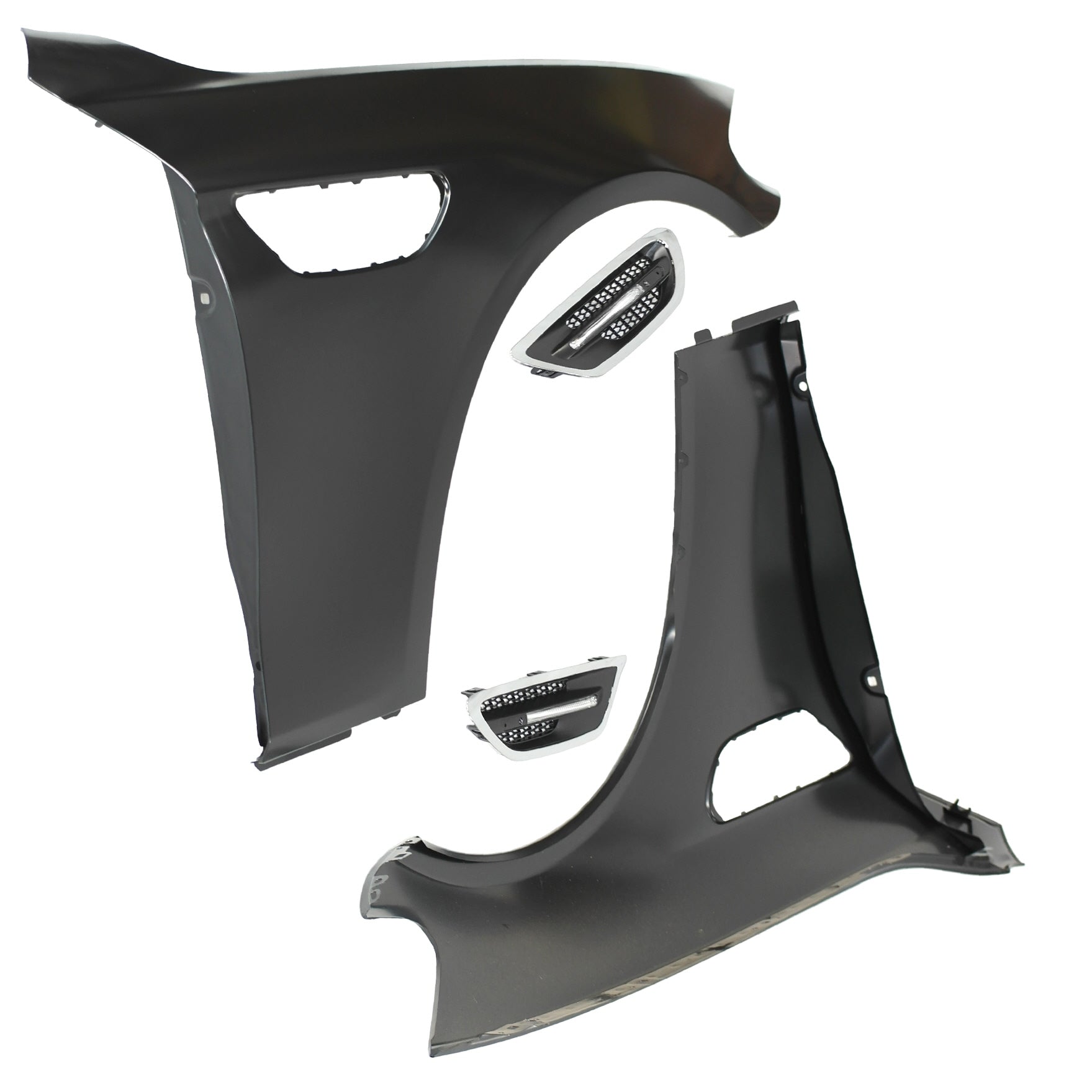 Guardabarros BMW Serie 5 F10 M5 Look 2011-2016 con ventilación lateral LED de Innovative Motorsports