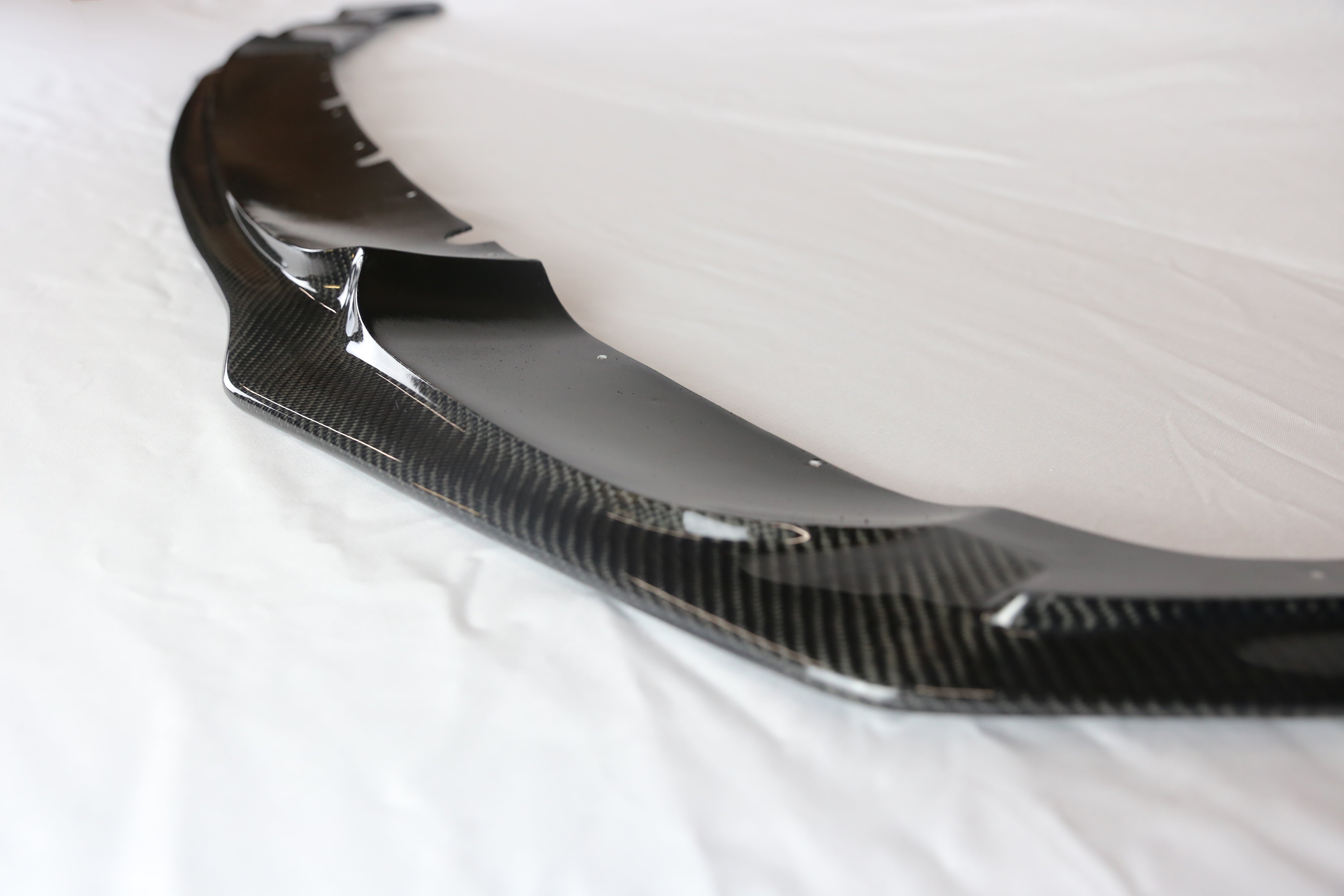 Innovative Motorsports BMW F32 V-Style Carbon Fiber Lip for GoodGo F32 M4 Front Bumper