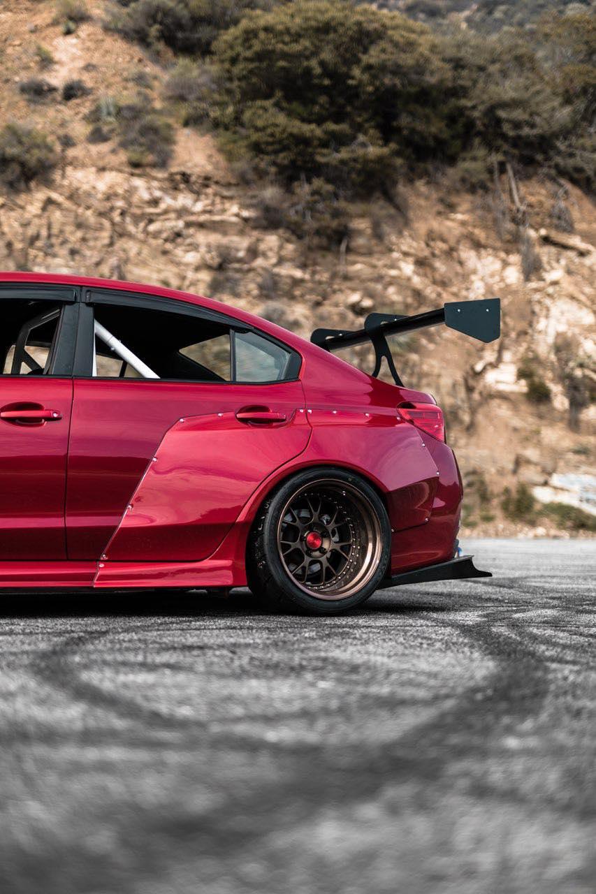 Aeroflow Dynamics Rear Diffuser V5 ( Aggressive) (2015-2021 Subaru WRX/STI) - 10