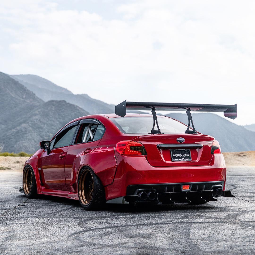 Aeroflow Dynamics Rear Diffuser V5 ( Aggressive) (2015-2021 Subaru WRX/STI) - 7