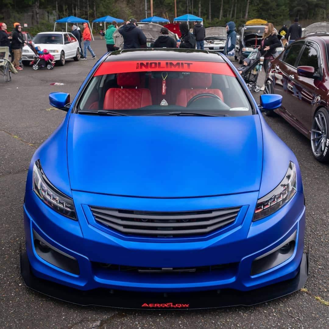 Aeroflow Dynamics 2008-2012 Honda Accord Front Splitter V2
