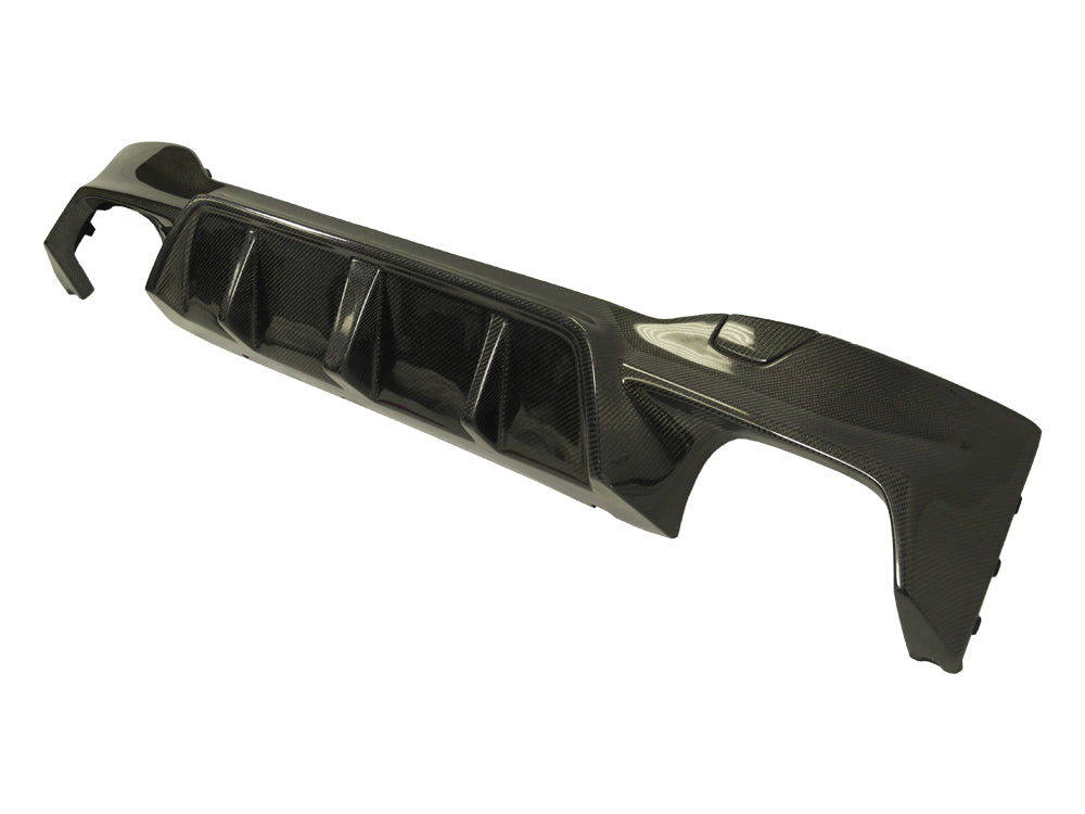 Difusor de parachoques trasero de fibra de carbono estilo 3D para BMW F90 M5 2018-20 de Innovative Motorsports + divisores y alerón para
