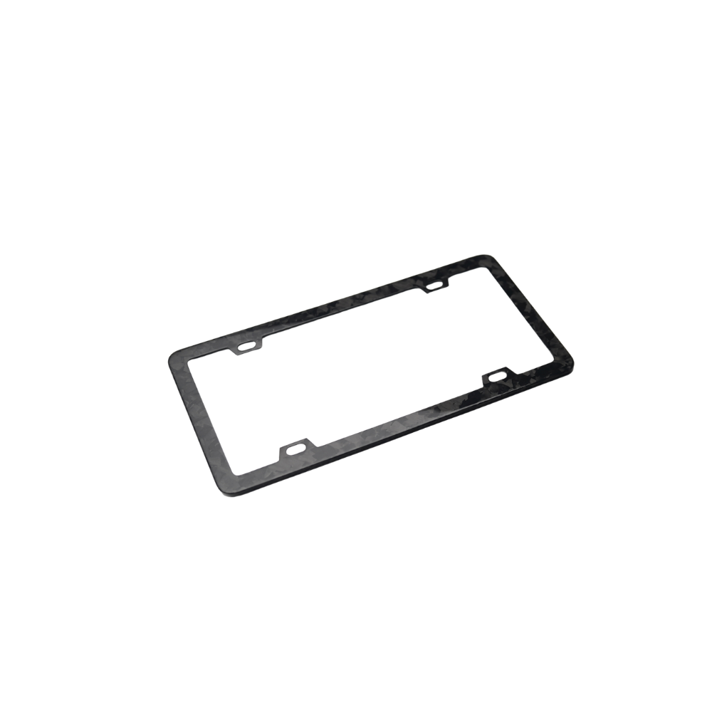 JDMuscle Pre Preg Carbon Fiber License Plate Frame | 2x2 or Forged Weave (BTD047-CF)