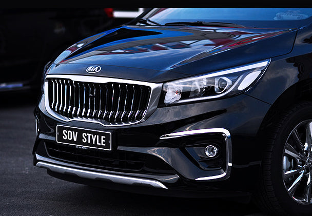 Parrilla delantera cromada Innovative Motorsports 2015-2020 para KIA Sedona Grand Carnival (3.ª generación)
