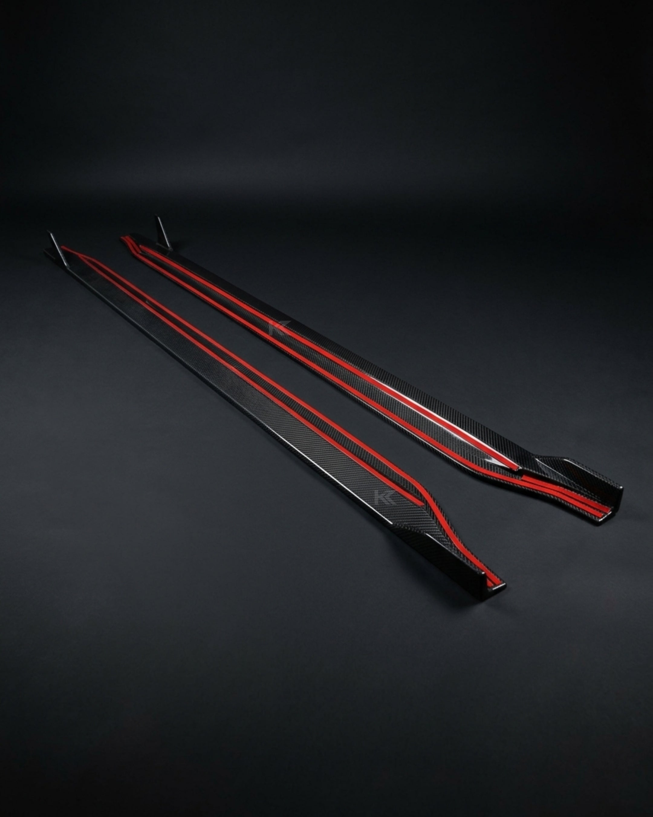 K2 Industries Dry Carbon Fiber Side Skirt Extensions – BMW G80 M3 & G82/G83 M4 (2021+)