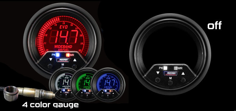 Kit de relación aire-combustible digital de banda ancha Prosport 2-3/8" Premium EVO