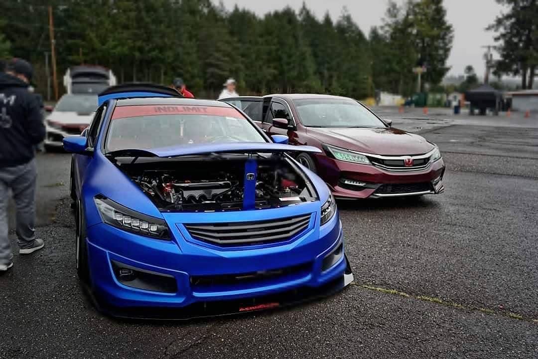 Aeroflow Dynamics 2008-2012 Honda Accord Front Splitter V2