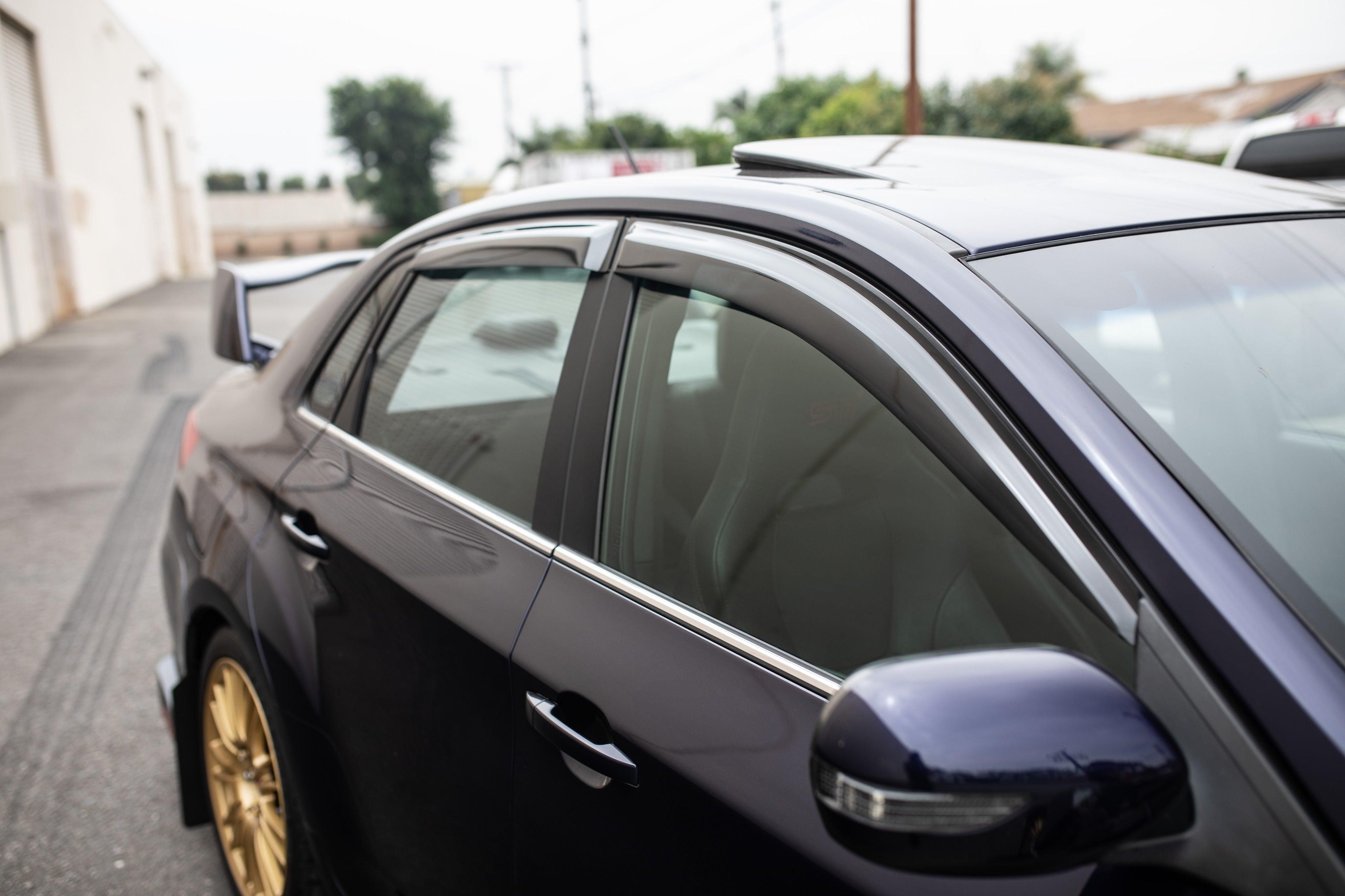 Aeroflow Dynamics Window Visors (2008-2014 Subaru WRX/STI Hatch & Sedan)