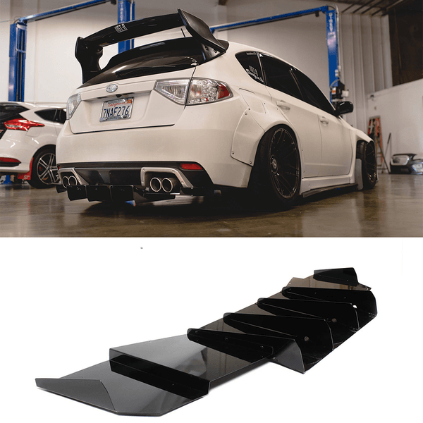 Difusor trasero Aeroflow Dynamics V2 (solo Subaru WRX/STI Hatchback 2011-2014)