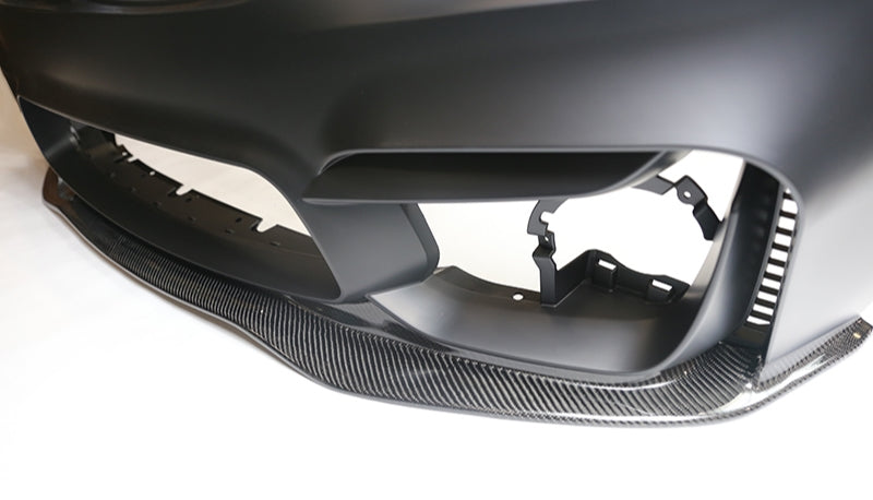 Innovative Motorsports BMW F32 V-Style Carbon Fiber Lip for GoodGo F32 M4 Front Bumper