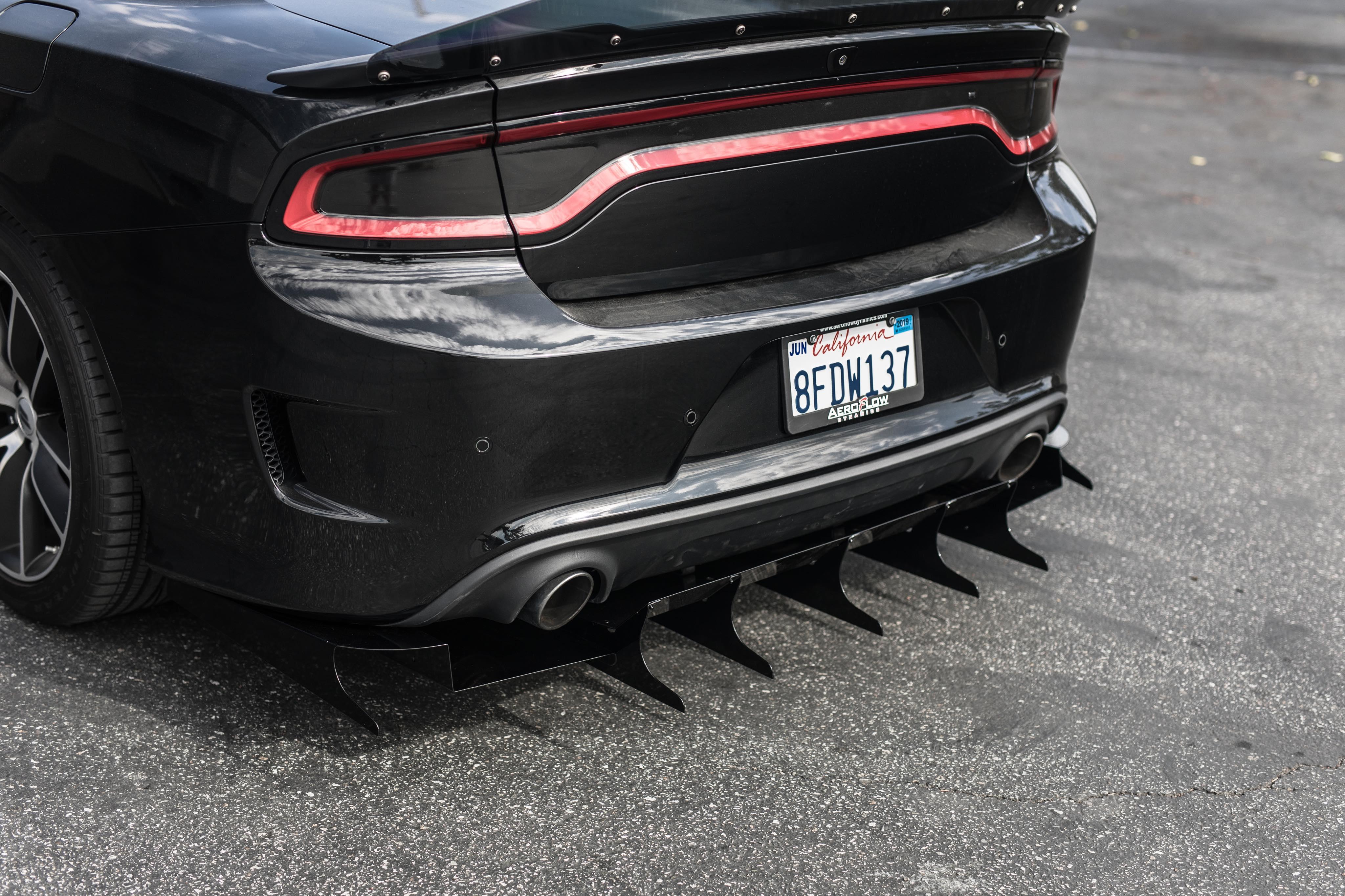 Aeroflow Dynamics Rear Diffuser V5 (2015-2022 Dodge Charger Scatpack/ Hellcat/Daytona)