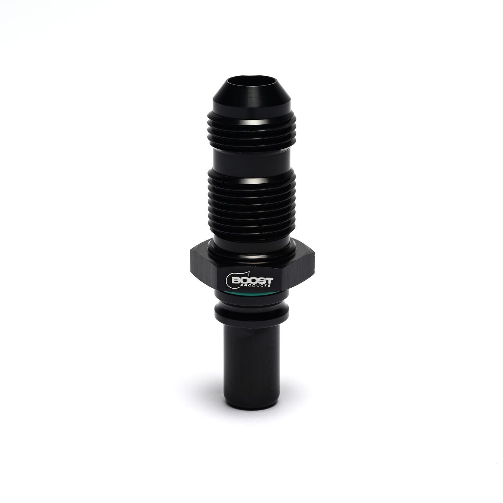 Quick Click Male Fitting to -AN Male Bulkhead (GA-QCMD04BK-B)