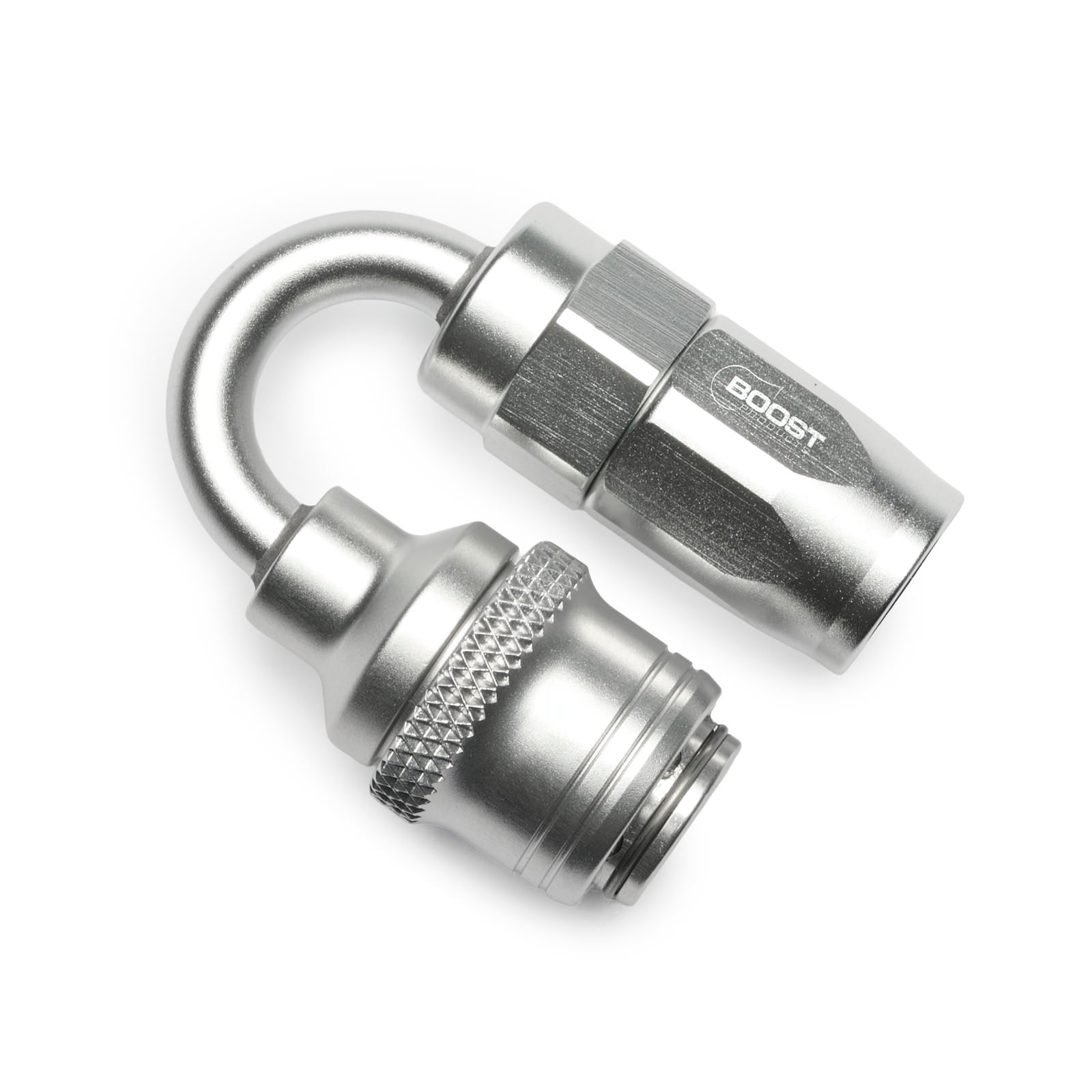 Quick Click Female Hose End -AN - 180° (SF-QCF18D04-B)