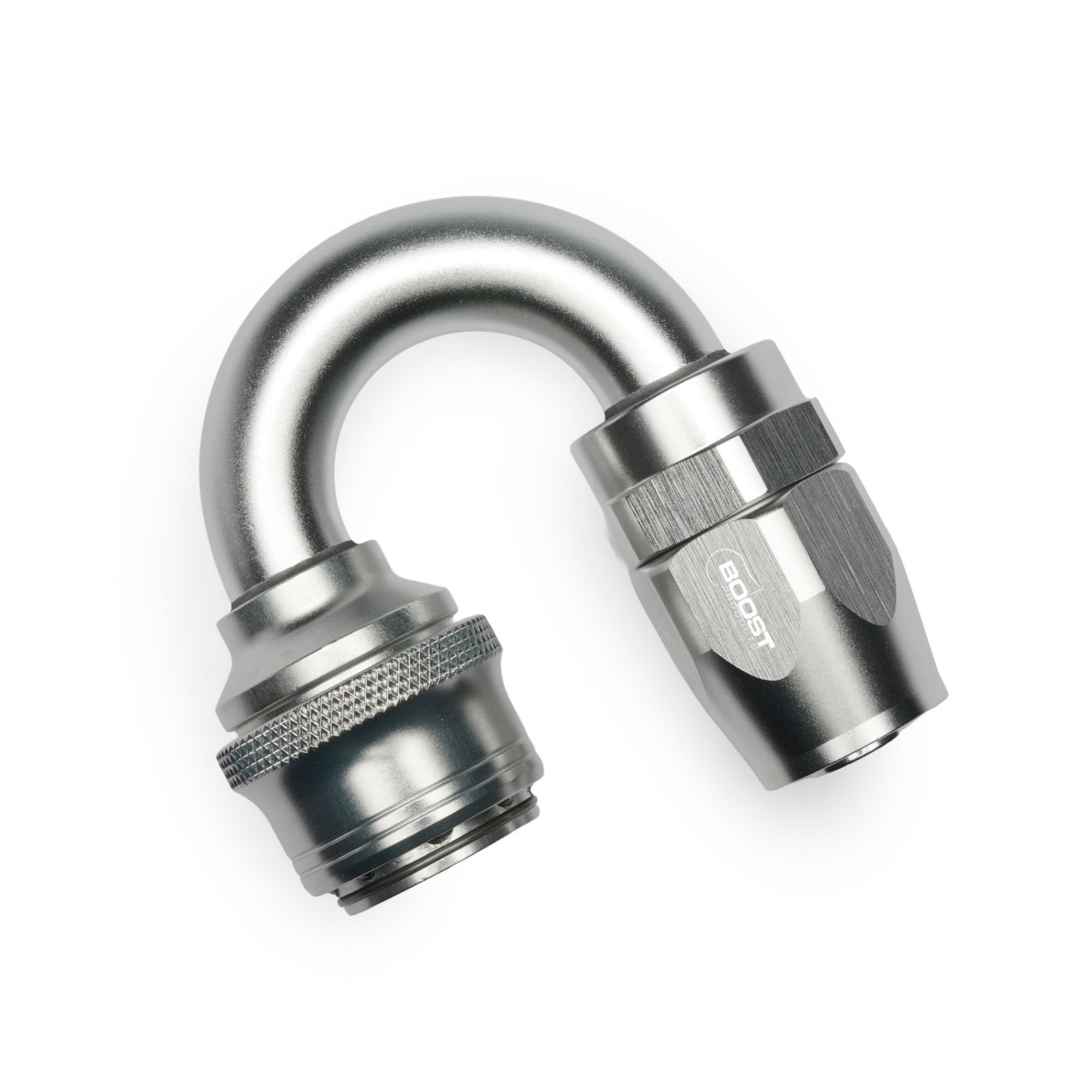 Quick Click Female Hose End -AN - 180° (SF-QCF18D04-B)