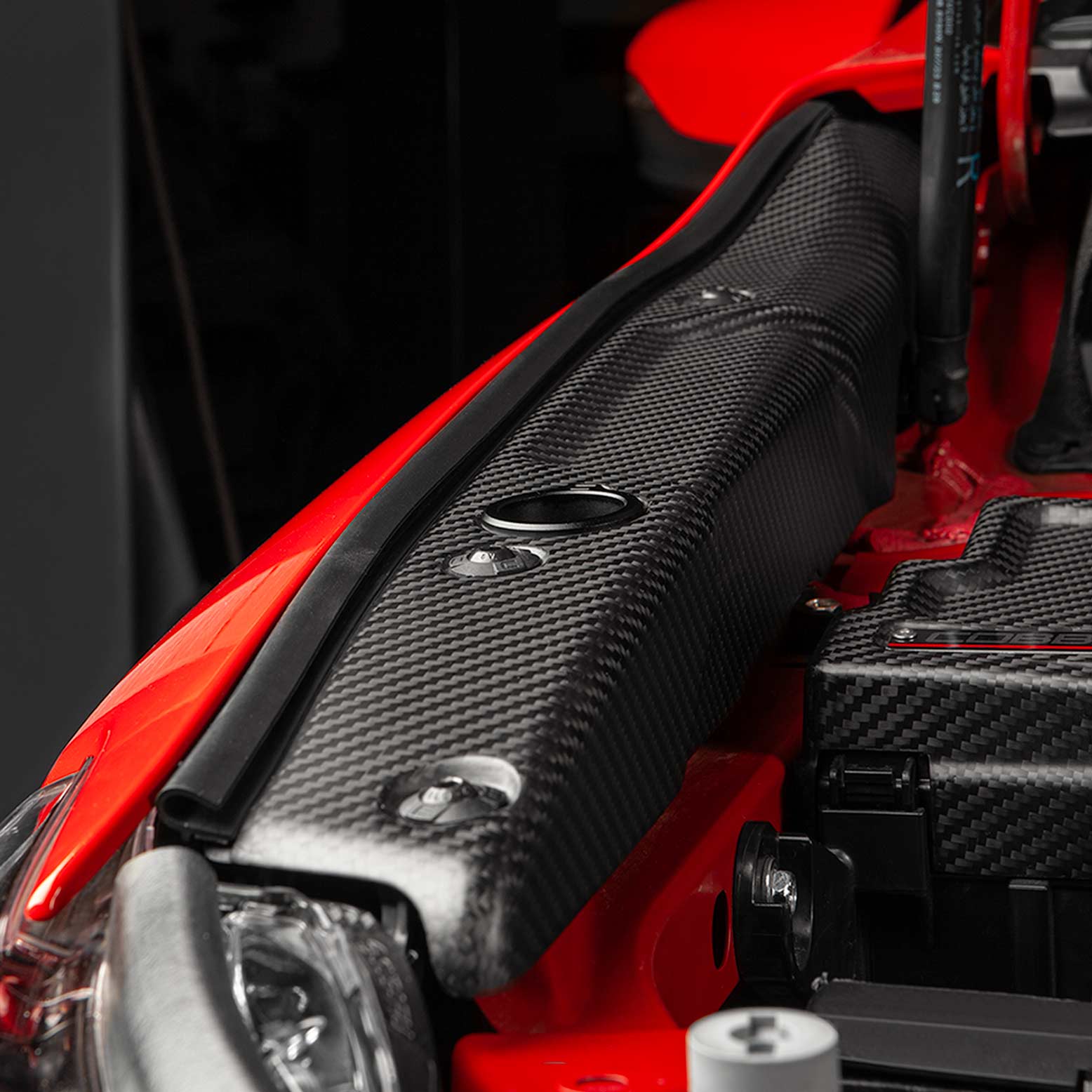COBB 22-25 Subaru WRX Redline Matte Carbon Fender Shrouds (COBB746170-RMC)
