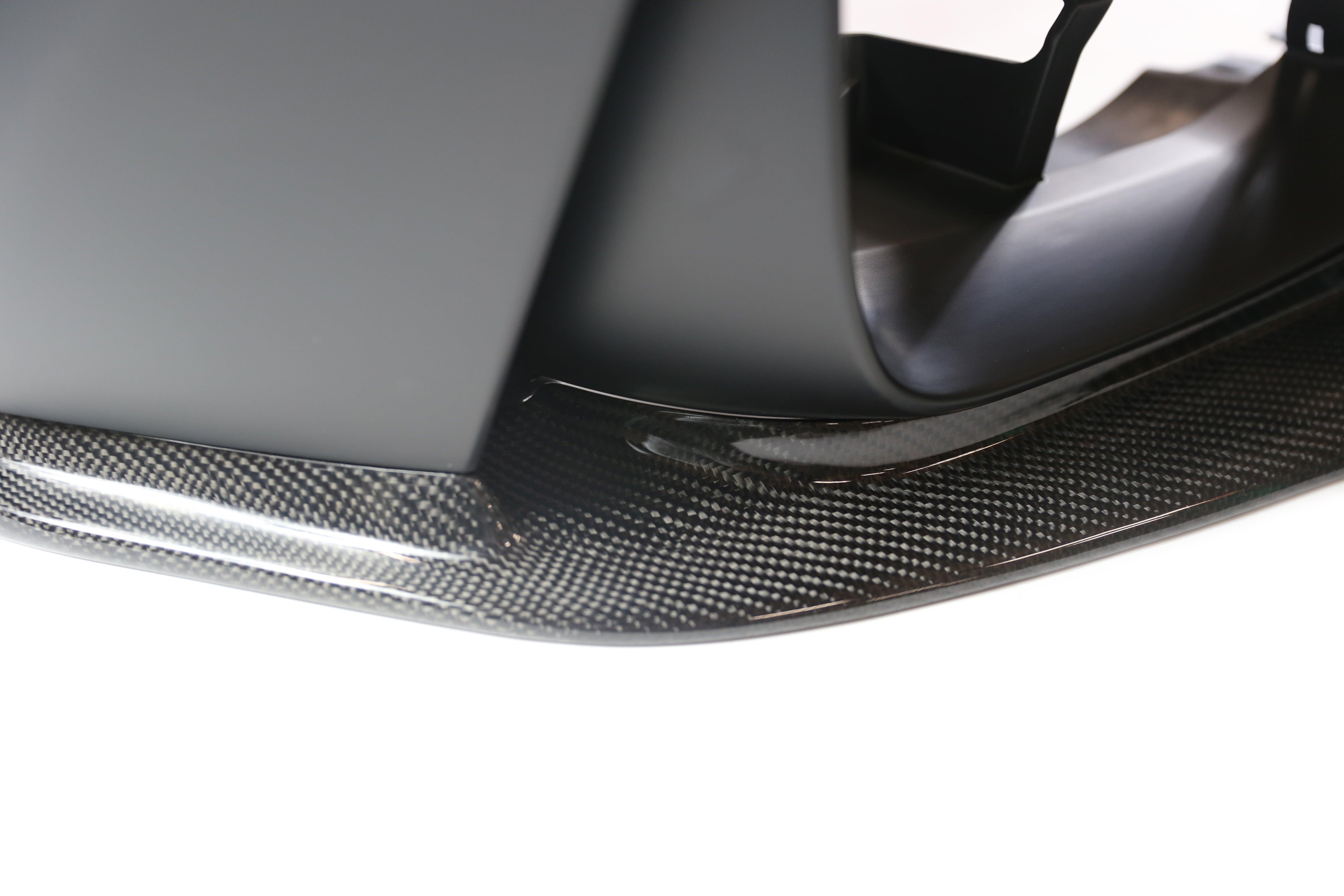 Innovative Motorsports BMW F32 V-Style Carbon Fiber Lip for GoodGo F32 M4 Front Bumper