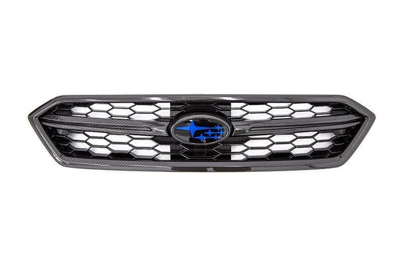 OLM LE Dry Carbon Fiber Grille Garnish (Outer) - 2018-2021 Subaru WRX / STI - 3