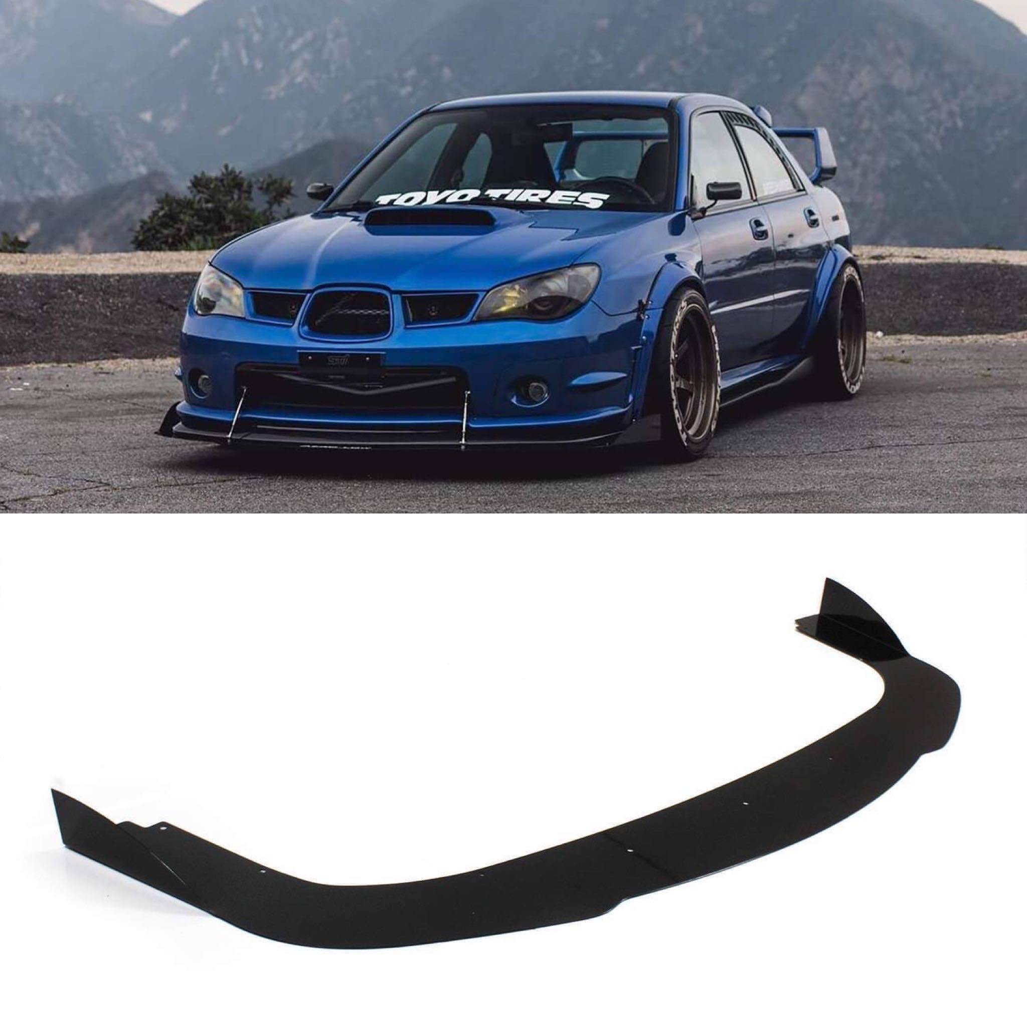 Divisor delantero Aeroflow Dynamics V2 (Subaru WRX/STI 2006-2007)