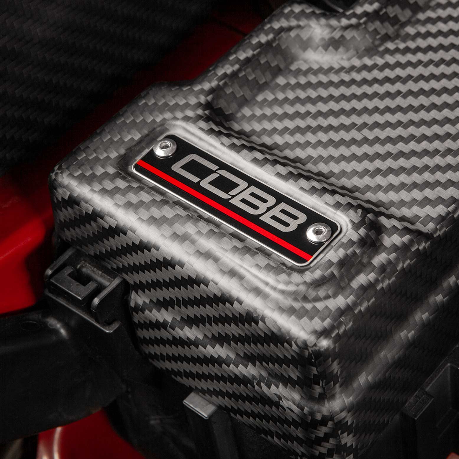 COBB 22-25 Subaru WRX Redline Matte Carbon Fiber Fuse Cover (Passenger Side)