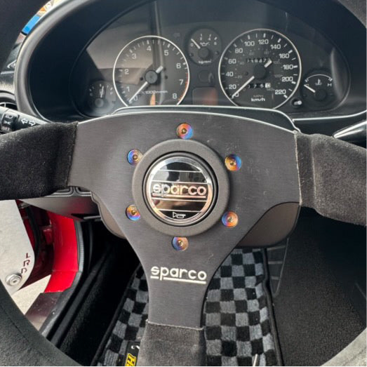 JDC Titanium Steering Wheel Bolts - 12