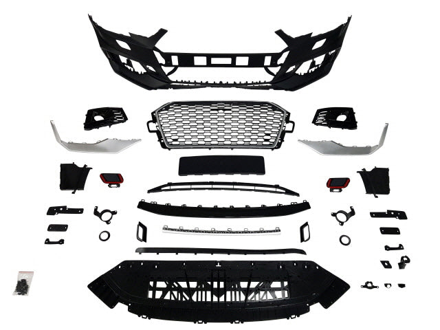 Innovative Motorsports 2017-2019 B9 Audi A4, RS4 Style Front Bumper W/ Grille