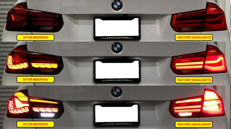 Innovative Motorsports 2012-2018 BMW F30 F80 3 Series and M3, GTS Style OLED Tail Lamps