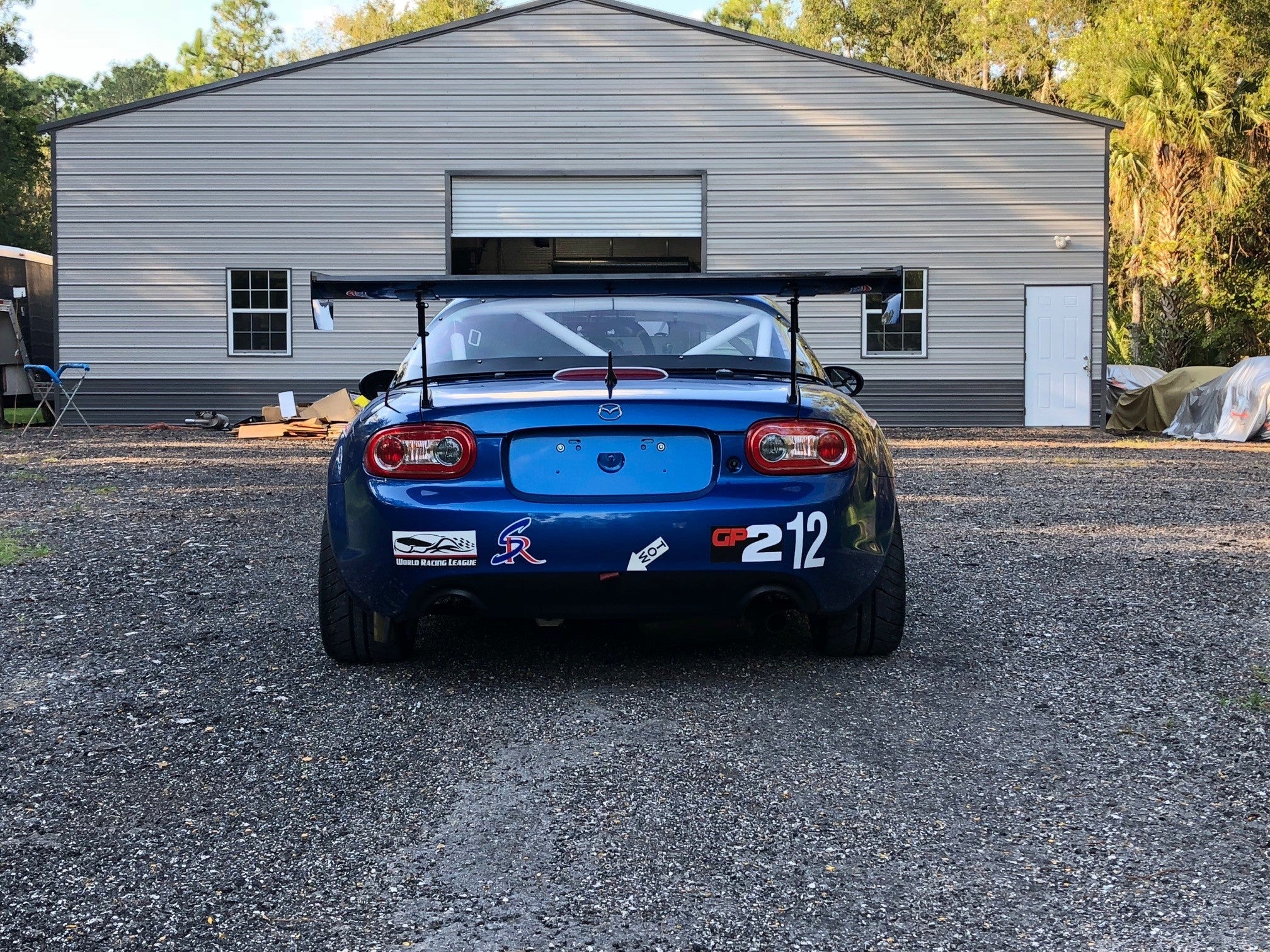 APR GT-250 61" Carbon Fiber Adjustable Wing (Mazda Miata NC)